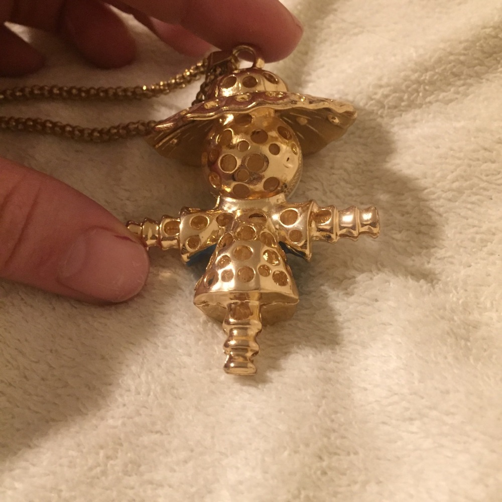 Funky Scarecrow Betsey Johnson Necklace - Picture 3 of 5